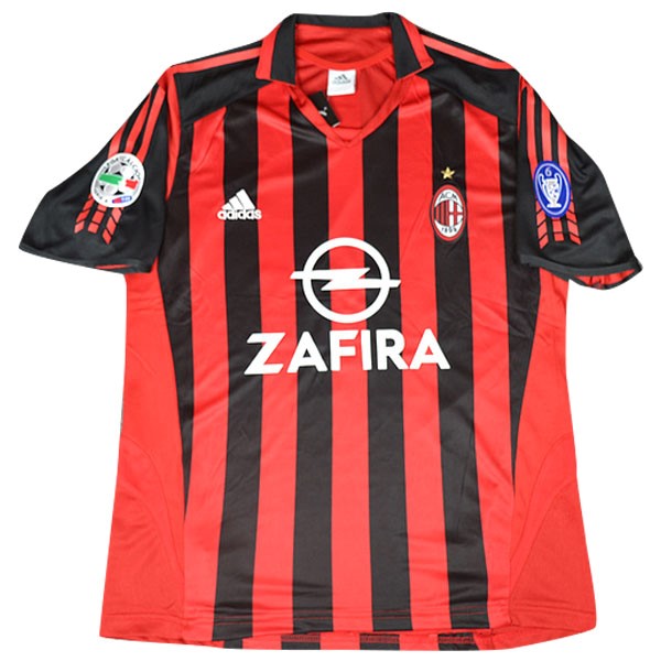 Camiseta Milan Primera equipo Retro 2005-06 Rojo